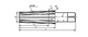 Развертка 80,0 мм, 1:10 для обработки внутренних конусов шпинделей 2372-0178