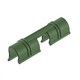 Универсальные зажимы для крепления к каркасу парника D 12 мм, 20 шт в упаковке, зеленые Palisad, арт: 64429