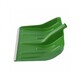 Лопата для уборки снега пластиковая, зеленая, 420х425 мм, без черенка, Россия Сибртех, арт: 61619