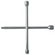 Ключ-крест баллонный, 17 х 19 х 21 мм, под квадрат 1/2, толщина 14 мм Сибртех, арт: 14258