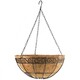 Подвесное кашпо с орнаментом, 30 см, с кокосовой корзиной Palisad, арт: 69004