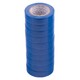 Набор изолент ПВХ 15 мм х 10 м, синяя, в упаковке 10 шт, 150 мкм Matrix, арт: 88784