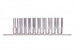 Набор удлиненных торцевых головок 3/8, шестигранные, CrV, 10 шт., 8-19 мм Stels, арт: 13604