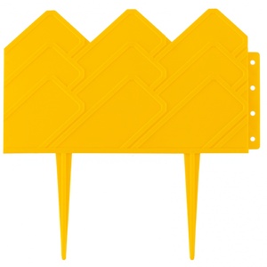 Бордюр  Кантри , 14х310 см, желтый, Россия Palisad, арт: 65055