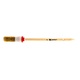 Кисть круглая № 2 (20 мм), натуральная щетина, деревянная ручка MTX, арт: 82072