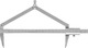 Разметочный циркуль со шкалой с твердосплавными вершинами 200 мм, арт: 458210 200